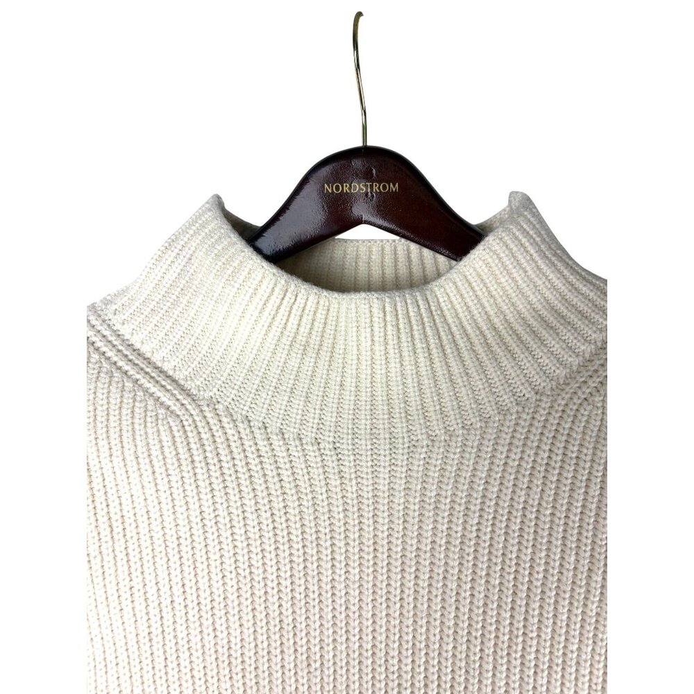 Luxury Banana Republic Wool Blend Turtleneck Tunic Sweater Vest, Women's L - Picture 5 of 9